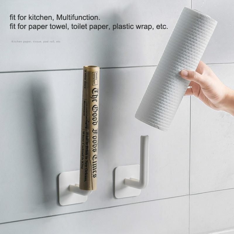 Новинка, 2 шт., кухонная полка для хранения, разделочная доска, держатель для крышки горшка, пластиковая пленка, держатель для туалетной бумаги