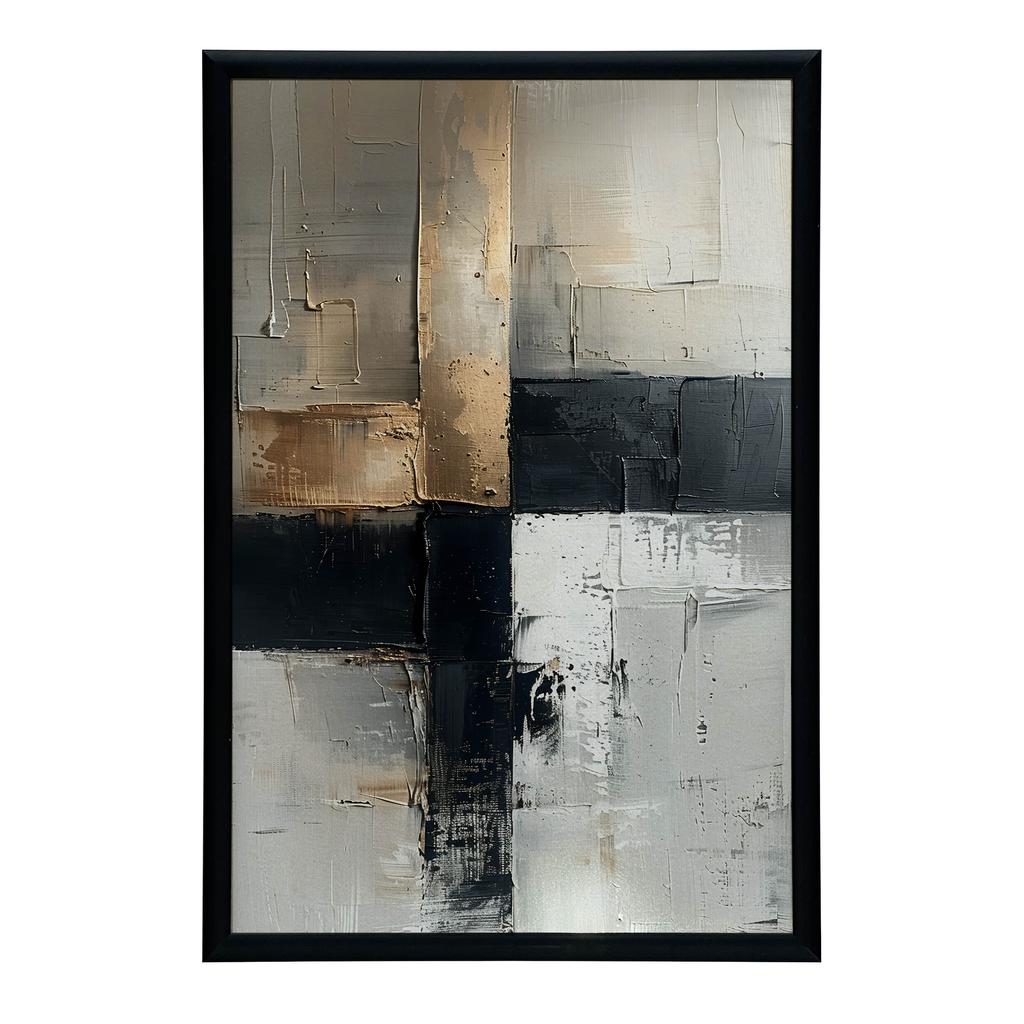 Stylish Minimalism Stylish Minimalism, 50X70 Cm, Gold Aluminum Frame, 230 Gsm Matte Paper