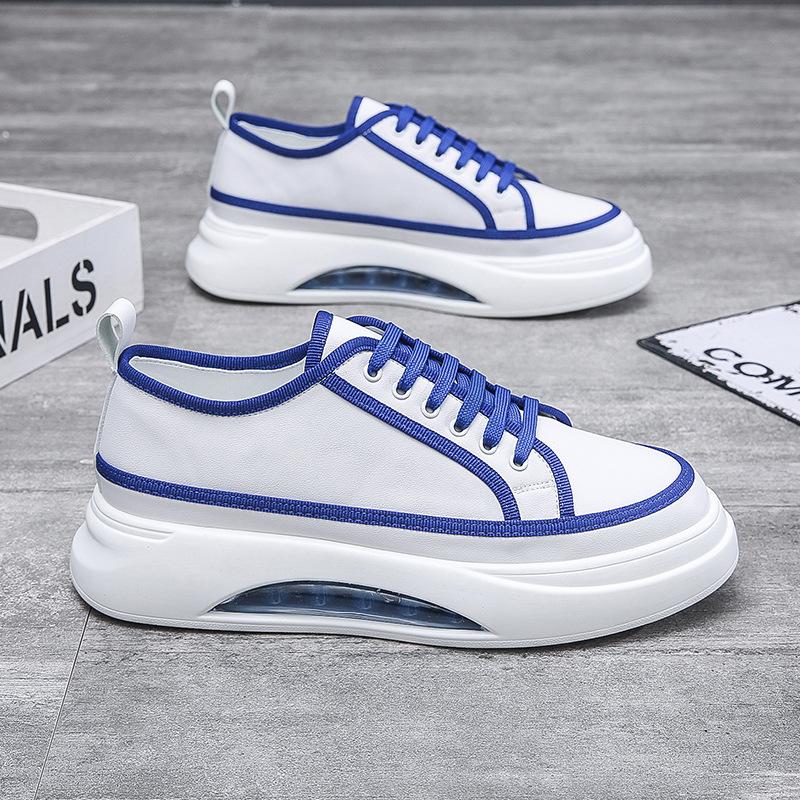 Мужская обувь осенняя обувь для досок, цвет соответствует литературной воздушной подушке, мягкая подошва, модные трендовые туфли, подходящие молодой личности, Вэньчжоу