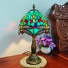Tiffany Vintage Stained Glass Table Lamp for Bedside or Cafe