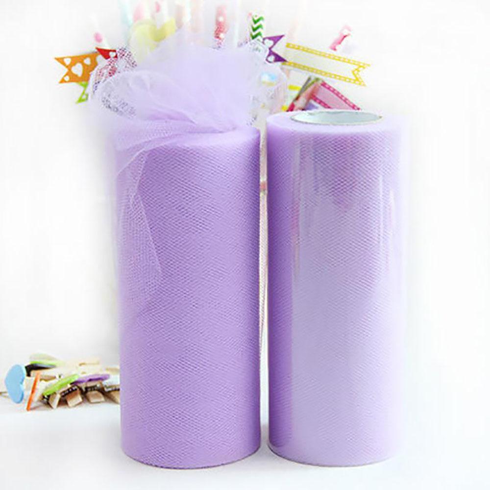 Tulle Roll With 6inch 22M Gauze Reel Tutu For Party Flower Ball Skirt Gift Wrap Wedding Ragdoll Headdress Decoration Supplies