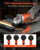 Angle Grinder, 177.8mm Electric Grinder Power Tool, 8.2Amps 8500RPM High-Speed Corded Angle Grinders with Adjustable Dust Guard for Metal Grinding,