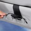 1x Car Sun Visor Glasses Sunglasses Card Holder Clip Magnetic Microfiber Leather