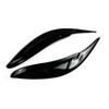 Glossy Black Resin Headlight Eyebrows for Toyota Sienna LE/SE 2011-2020