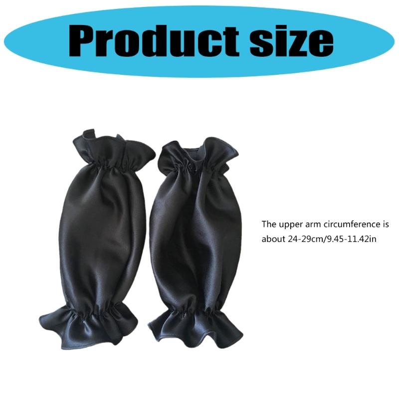 2pcs Bride Arm Sleeves Breathable Loose Sleeves Comfortable Outdoor Sleeves Suitable for Various Gowns