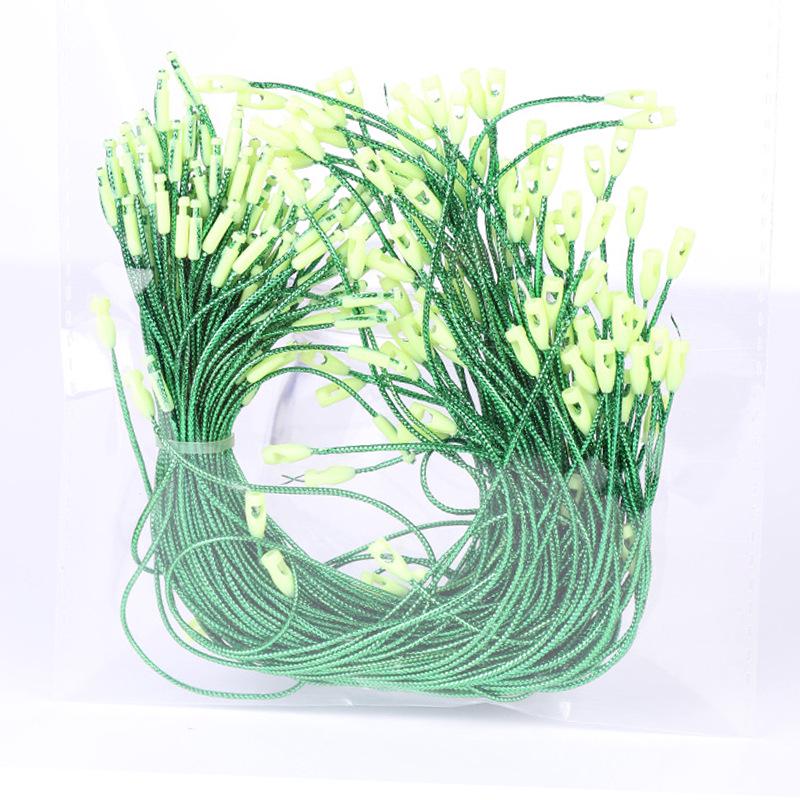 20cm Bullet Head Gold & Silver Thread Christmas Ornament Hanging Ropes, 100 Pcs