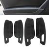 Soft Leather Armrest Cover For VW Golf 7 2014 2015 2016 2017 2018 4pcs Car Door Panel Armrest Cover Sticker Trim Interior Parts