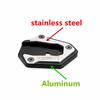 For Ducati Scrambler 2014 2015 2016 2017 2018 Motorcycle Stainless steel Kickstand Foot Side Stand Extension Pad Support Plate