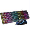 Игровой набор проводной клавиатуры и мыши T-WOLF TF270 с RGB-подсветкой