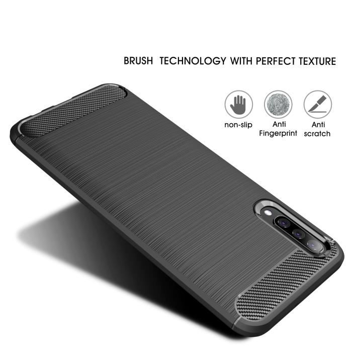 Case - Samsung - Galaxy A70 - Ultra-Thin - Silicone - Shockproof - Black