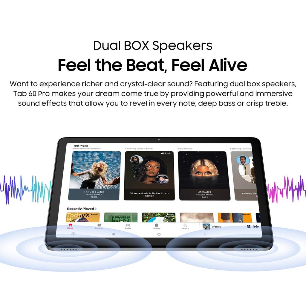 Blackview Планшет Tab 60 Pro SET 10,1 дюйма RAM 24 ГБ ROM 128 ГБ Android 14 WiFi 6 Widevine L1 4G