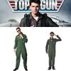 Костюм пилота Топ Ган для Хэллоуина для детей и взрослых. Косплей-наряд Мэверика с солнцезащитными очками и именным жетоном