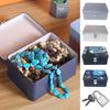 Password Lock Storage Box Metal Material Secret Metal Box Desktop Organizer Desktop Storage