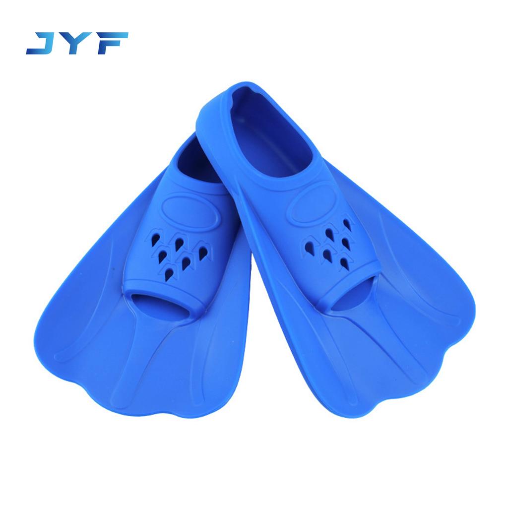 JYF Brand Good Quality Comfortable Material Outdoor Sports Flippers Swim Kids Swimming Fins Silicone