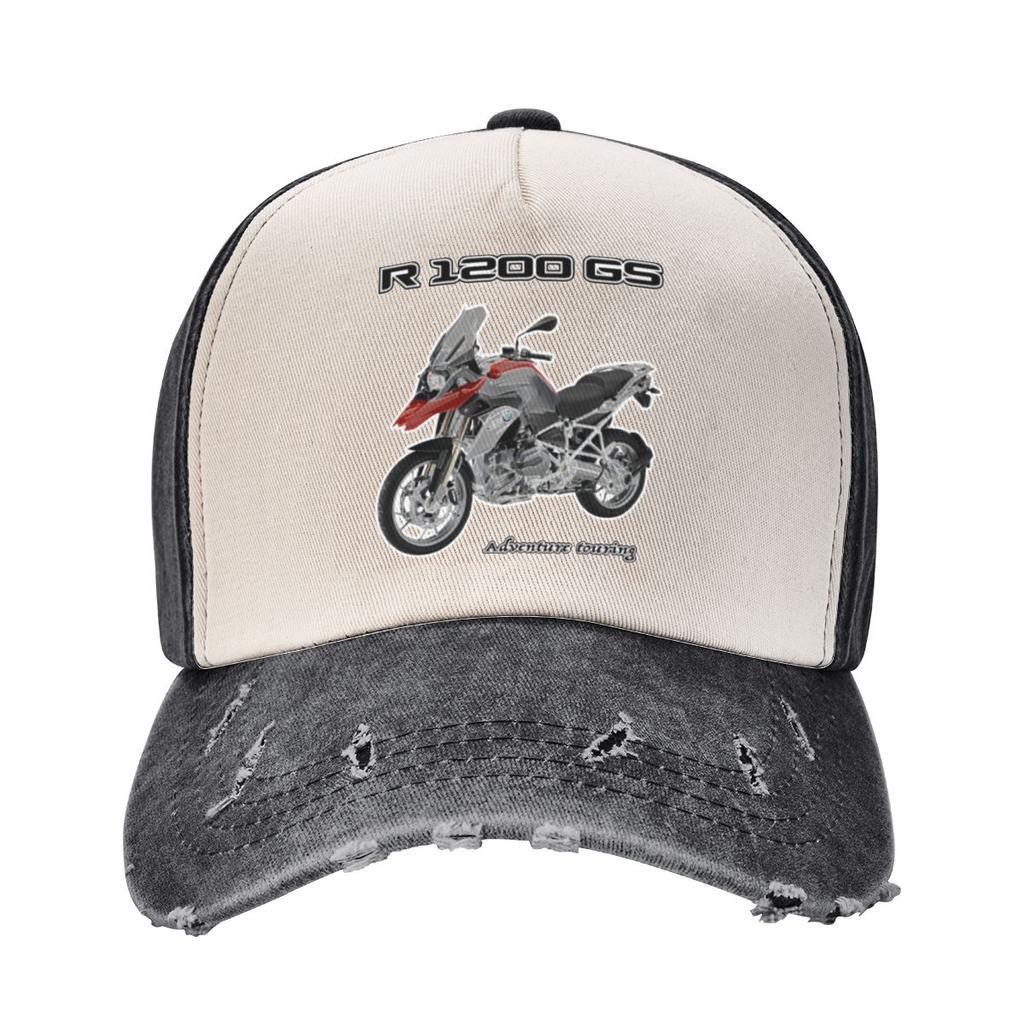 R1200GS Adventure Sport Motorcycles Merch Unisex Baseball Cap R 1200 GS Moto Distressed Washed Caps Hat Casual Soft Headwear