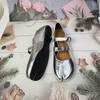 Мода Мода Мелкие Мэри Джейн Балетки Обувь Для Женщин Мягкая Женская Странный Носок Обувь Ремешок с Пряжкой Женские Балетки Обувь Лолиты