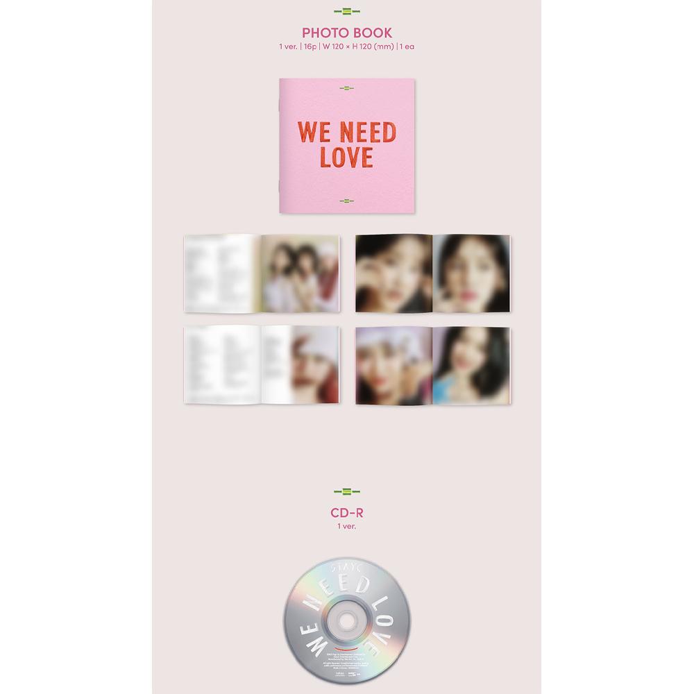STAYC [WE NEED LOVE] Limited Digipack Album