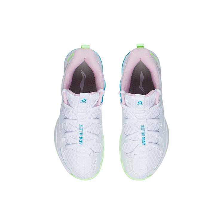 Li Ning Halberd 3 III LITE Текстиль, Синтетическая кожа Удобные Низкие Бадминтонные кроссовки Унисекс Белый Розовый AYZS016-3