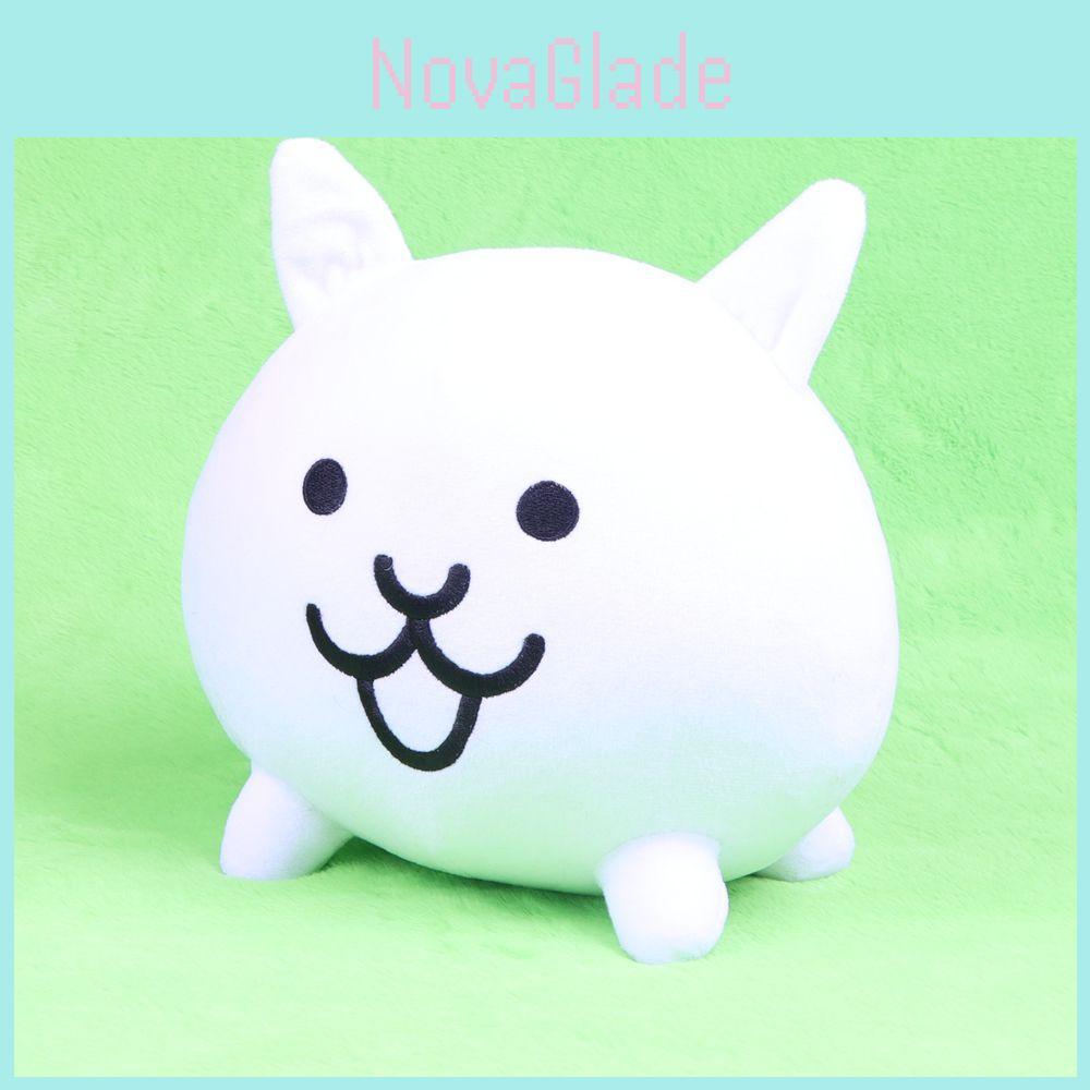 Adorable Battle Cat Plush Toy Filled With Soft Anime Doll Pillow