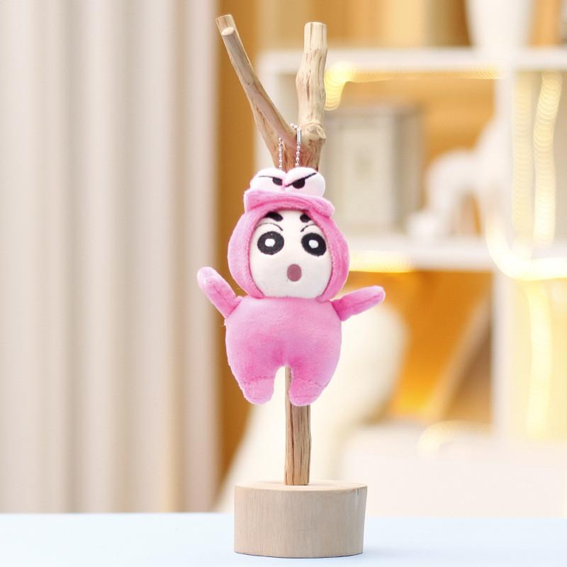 Adorable Crayon Shin-chan Plush Toy Cute Cartoon Doll Keychain Accessory For Kids