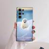 Милый чехол для телефона с животным-тюленем для Samsung Galaxy S25 S24 S22 S23 Ultra S21 S20 Plus 5G, матовый, нескользящий, с полным покрытием