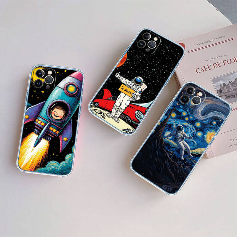 Чехол для телефона MH15 Астронавт Космос Луна для Motorola G34 G32 G31 G14 G15 G84 G62 E32 G24 G72 G71 G73 G85 G200 G60 G52 G51 G50 G42 G41 G32 G30