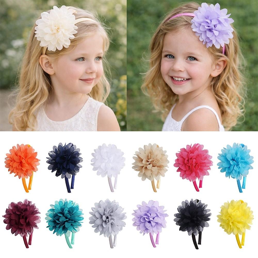Big Flower Baby Headband Multi-Layers Hairband Fashion Accessory Hair Band Children Gifts