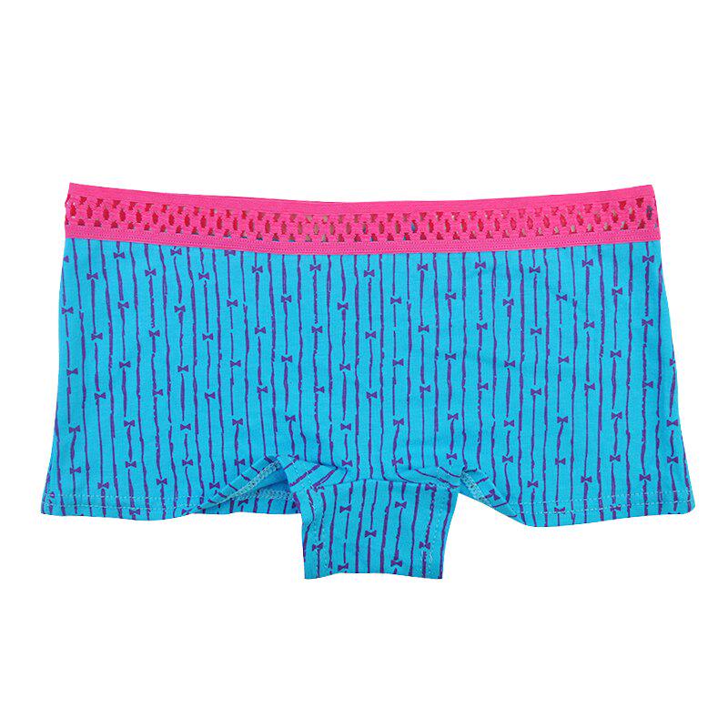 Женские шорты-боксеры, хлопковое нижнее белье, шорты для мальчиков с низкой талией, женские трусики, трусики, нижнее белье, 6 шт.