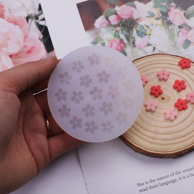 1шт мини цветок Сакура силиконовая форма Diy вишня выпечки шоколадная помадка плесень