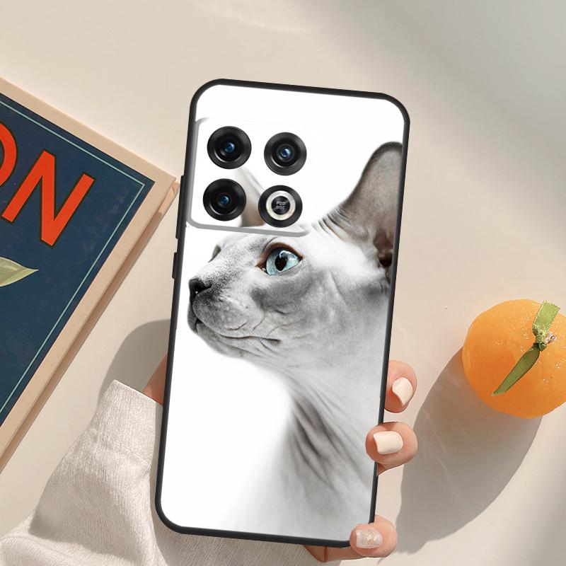 Sphynx Cat Case For OnePlus Nord 5 CE 2 3 4 Lite N20 N30 OnePlus 15 13 12 11 13T 10T 10R 12R 13R Cover