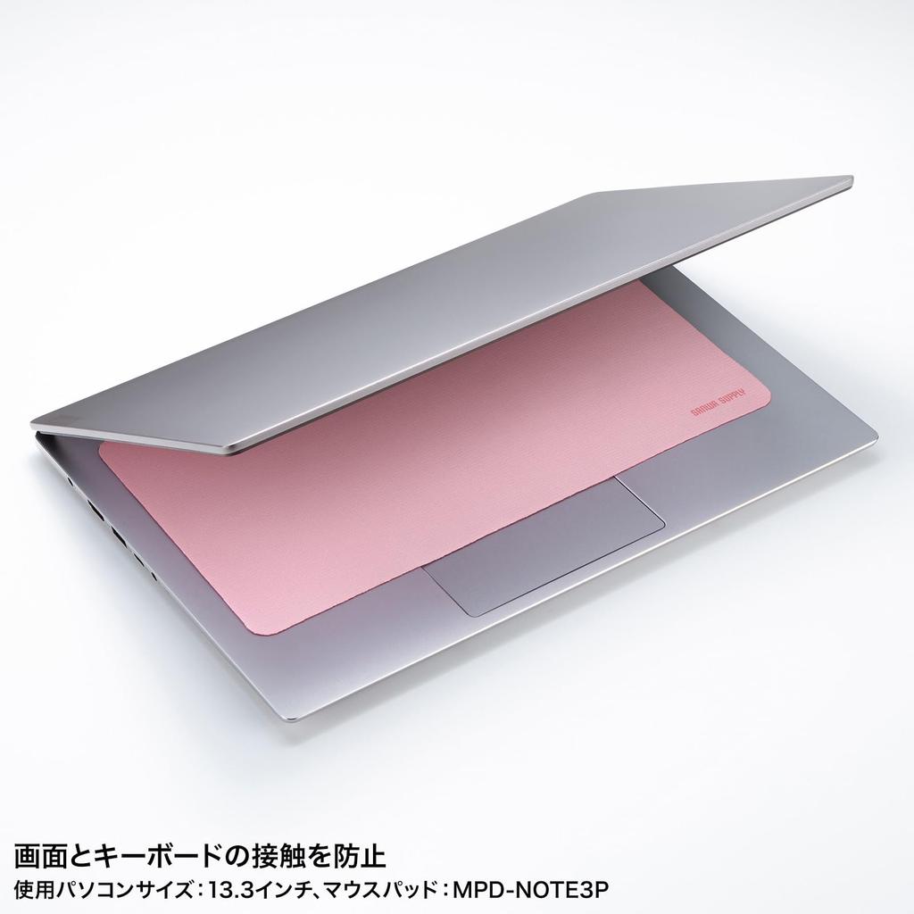 Sanwa Supply Mouse Pad for Laptops 3-Way (Gray) MPD-NOTE3GY