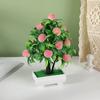 Plastic Artificial Fruit Plant Potted Realistic Orange Tree Bonsai Simulation Lemon Tree  Garden