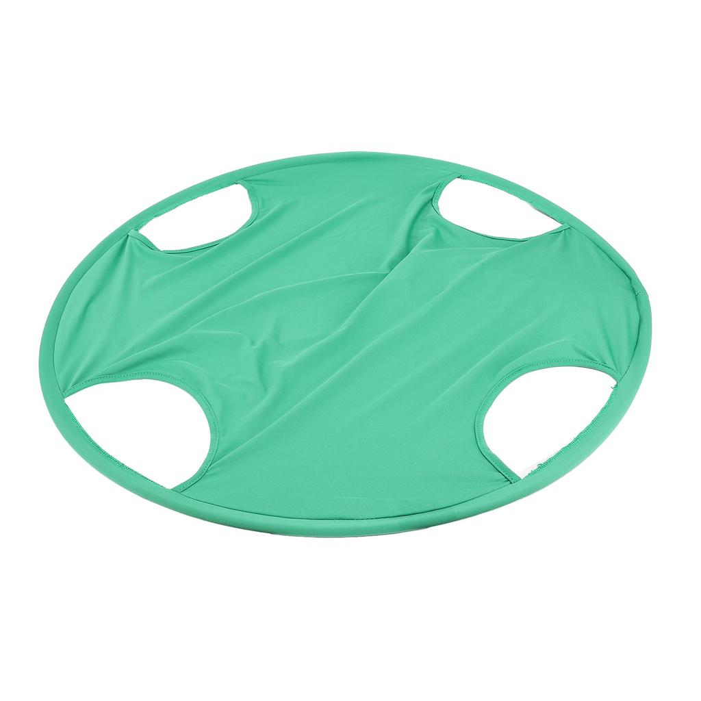 Pop Up Laundry Storage Basket Fine Wrapped Edges Foldable Round Clothes Container for Removing Cloth