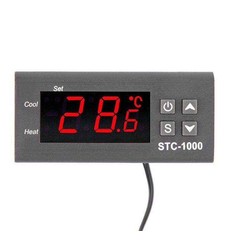 12В/24В/110В/220В Цифровой терморегулятор Stc-1000 с термостатом и NTC