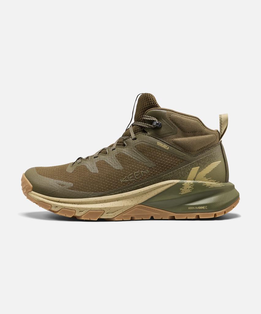 Keen Riding Apex Mid Waterproof Men'S Hiking Boots Dark Olive/Khaki