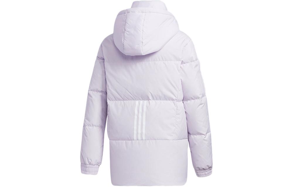 adidas Унисекс пуховики Neo Фиолетовые с капюшоном Средней толщины GJ8791