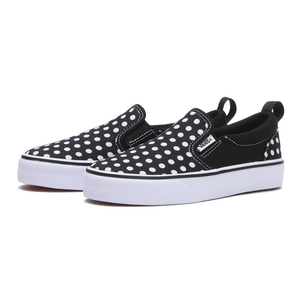 Vans V98ps Dot Blk Wht Dot Slip On