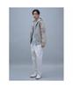 SHIFT.G Woven Mix Hood Zipup Beige