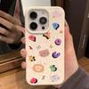 Чехол для мобильного телефона iPhone16 с маленькими животными для Apple 14/13/12/11pro Пшеничный противоударный Xsma
