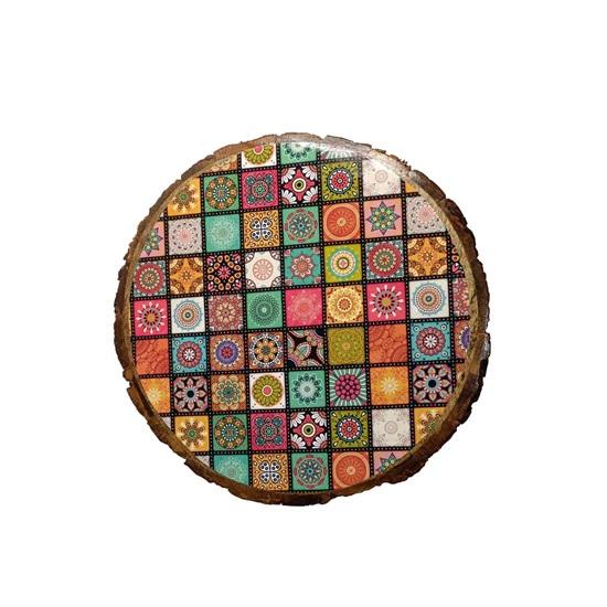 Деревянная подставка для торта, деревенский круглый держатель для торта для вечеринок, украшение из коры, фактурная пицца, кекс, вечеринка с посудой для подачи, блюдо