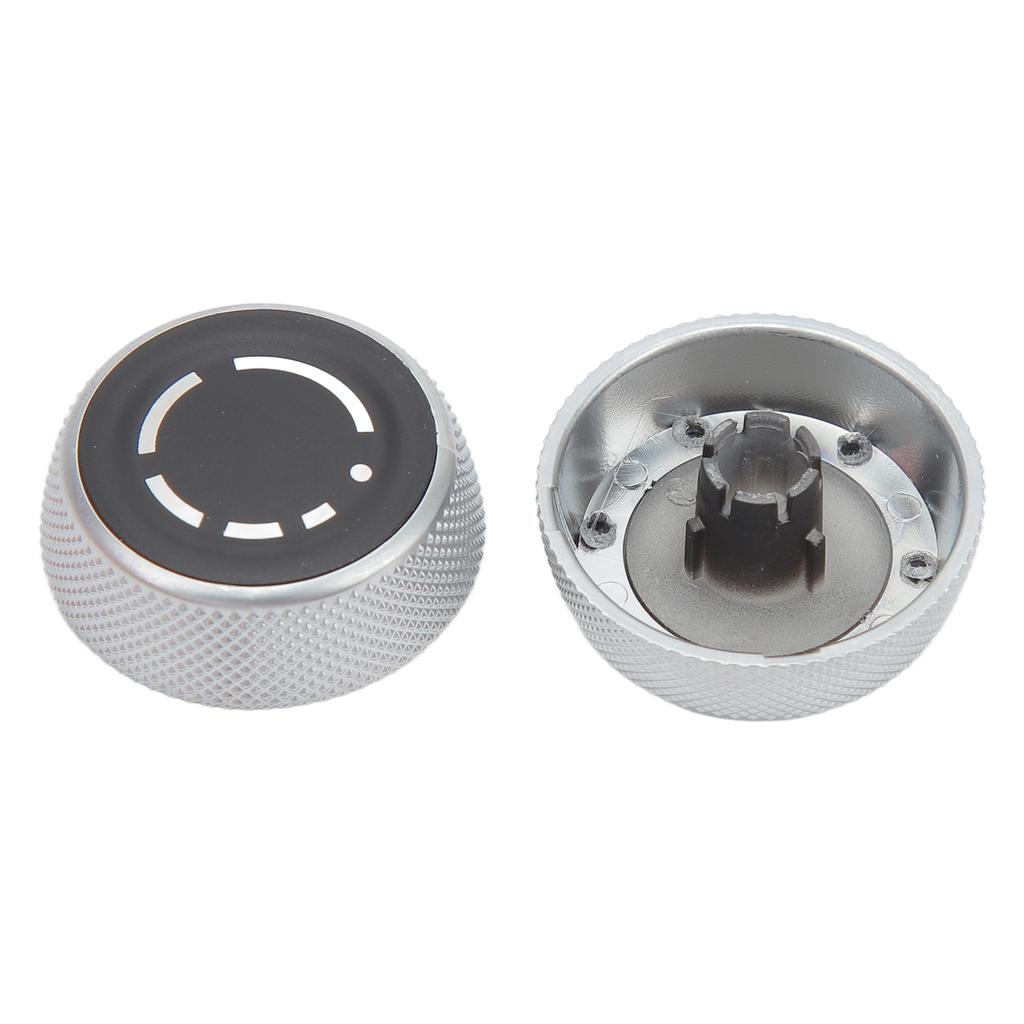 2Pcs Volume Control Knob Left and Right Rotation Button Rotatable Adjust Knob for Panamera Cayenne 911