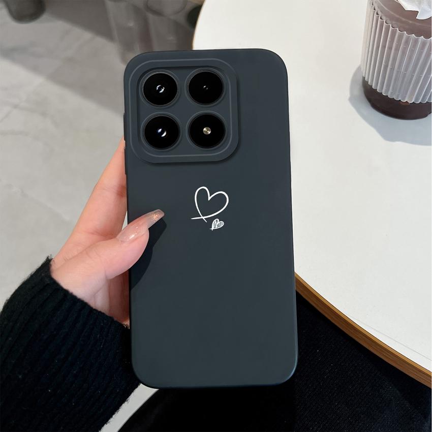 Многоцветный Чехол для Телефона с Узорами в Виде Сердечек Любви Для Xiaomi 17 15 15T 14T Pro Poco M7 M8 F7 F8 C71 C75 Ударопрочный Силиконовый Задний Чехол-Ракушка Для Xiaomi Capa