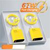 67W Super Fast Charging USB C Yellow Super Flash Charge EU Fast Charging Phone Charger