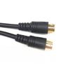 HD S-Video Cable Gold Plated MINI DIN 4PIN SVideo AV Audio Wire for Home Theater DSS receivers VCRs DVRs PVRs DVD Players Cable