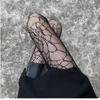 Dark Hollowed Out Fishnet Stockings Women Gothic Spider Web Fish Net Black Silk Stocking Spring and Summer Thin Pantyhose Tights