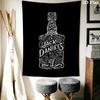 Jack Daniel'S Timeless Tennessee Whiskey Гобелен Модный Принт Фон Ткань Настенное Покрытие Декорация Произведение Искусства Настенное Украшение