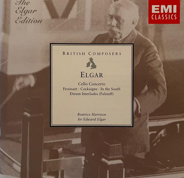CD Сэр Эдуард Элгар, Беатрис Харрисон - Концерт для виолончели / Концертные увертюры 724356729827 EMI Classics Japan Классика Б/У