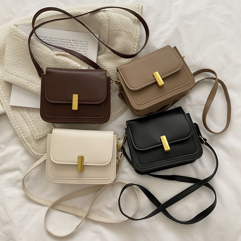 Новые сумки через плечо для женщин, кошельки и сумки с клапаном, однотонные винтажные коричневые маленькие квадратные сумки, женские сумки-мессенджеры через плечо