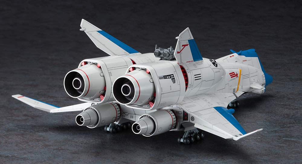 Hasegawa Creator Works Series Crusher Joe Minerva OVA Version Scale Plastic Model Figure Scale Resin Kit 64777 1/400 Color-coded w/Alfin (swimsuit)