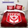 Постельное белье с узором Hallescher FC, Комплект с одеялом, Пододеяльник, Наволочка, Домашний подарок на день рождения (1 пододеяльник + 2 наволочки, без наполнителя)